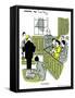 Hazel Cartoon-Ted Key-Framed Stretched Canvas