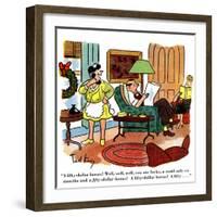 Hazel Cartoon-Ted Key-Framed Giclee Print