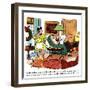 Hazel Cartoon-Ted Key-Framed Giclee Print