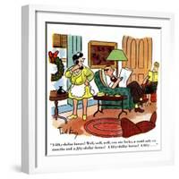 Hazel Cartoon-Ted Key-Framed Giclee Print