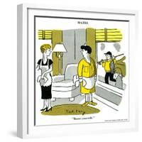 Hazel Cartoon-Ted Key-Framed Giclee Print