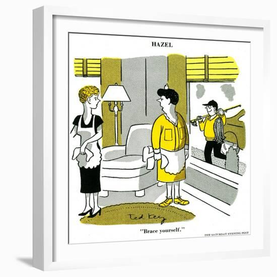 Hazel Cartoon-Ted Key-Framed Giclee Print