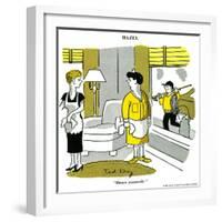 Hazel Cartoon-Ted Key-Framed Giclee Print