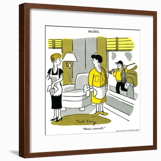 Hazel Cartoon-Ted Key-Framed Giclee Print