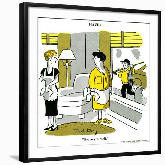 Hazel Cartoon-Ted Key-Framed Giclee Print