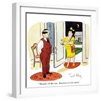 Hazel Cartoon-Ted Key-Framed Giclee Print