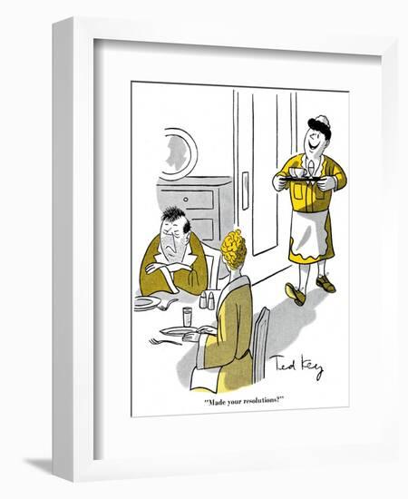 Hazel Cartoon-Ted Key-Framed Giclee Print