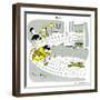 Hazel Cartoon-Ted Key-Framed Giclee Print