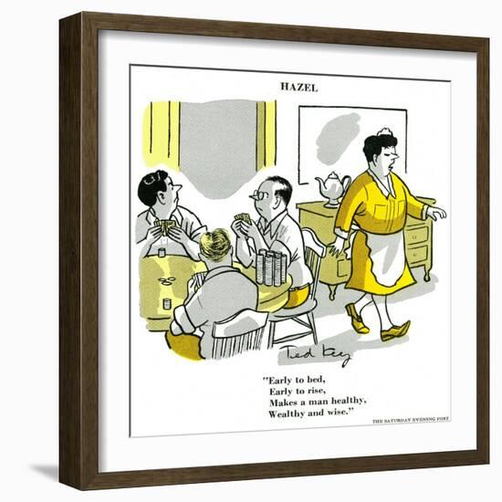 Hazel Cartoon-Ted Key-Framed Giclee Print