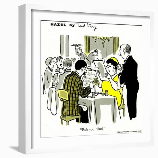 Hazel Cartoon-Ted Key-Framed Giclee Print