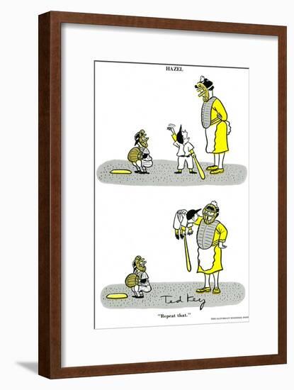 Hazel Cartoon-Ted Key-Framed Giclee Print