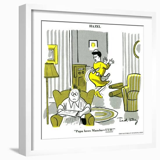 Hazel Cartoon-Ted Key-Framed Giclee Print