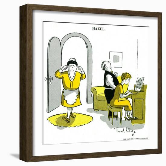 Hazel Cartoon-Ted Key-Framed Giclee Print