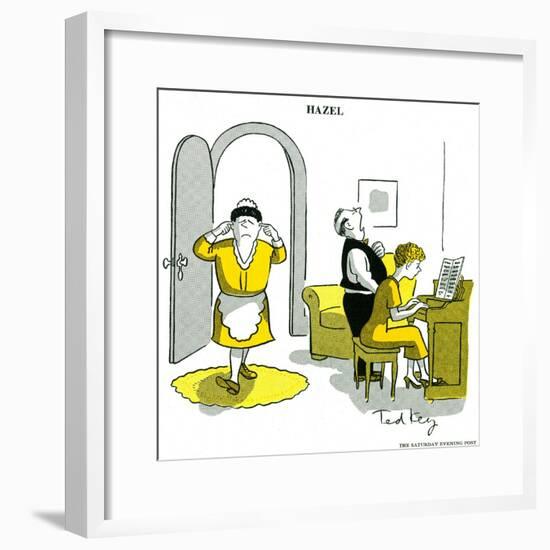 Hazel Cartoon-Ted Key-Framed Giclee Print