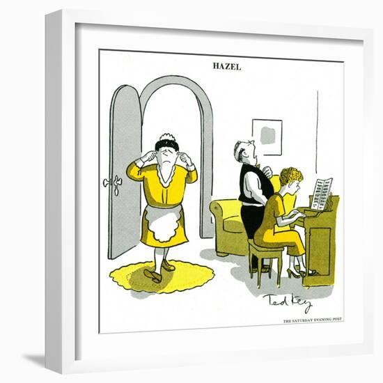 Hazel Cartoon-Ted Key-Framed Giclee Print