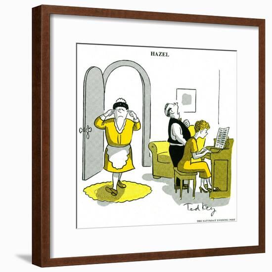 Hazel Cartoon-Ted Key-Framed Giclee Print