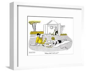 Hazel Cartoon-Ted Key-Framed Giclee Print