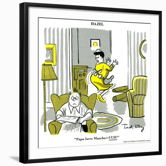 Hazel Cartoon-Ted Key-Framed Giclee Print