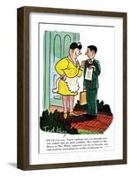 Hazel Cartoon-Ted Key-Framed Giclee Print