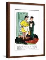 Hazel Cartoon-Ted Key-Framed Giclee Print