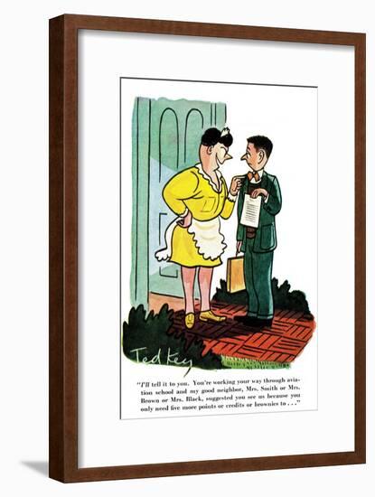 Hazel Cartoon-Ted Key-Framed Giclee Print