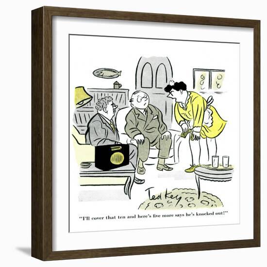 Hazel Cartoon-Ted Key-Framed Giclee Print