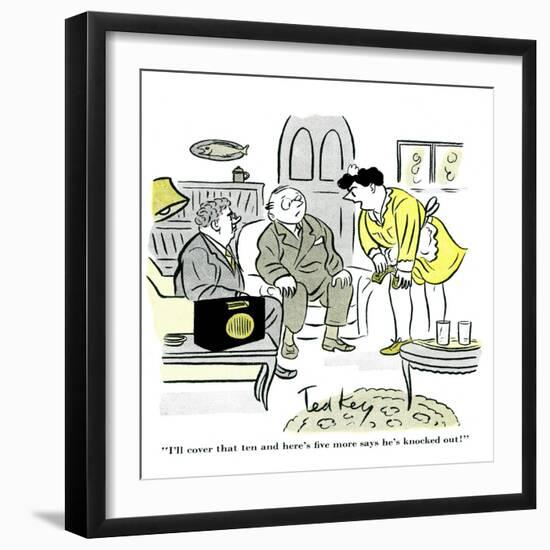 Hazel Cartoon-Ted Key-Framed Giclee Print