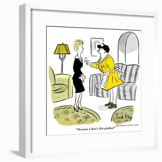 Hazel Cartoon-Ted Key-Framed Giclee Print