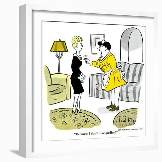 Hazel Cartoon-Ted Key-Framed Giclee Print