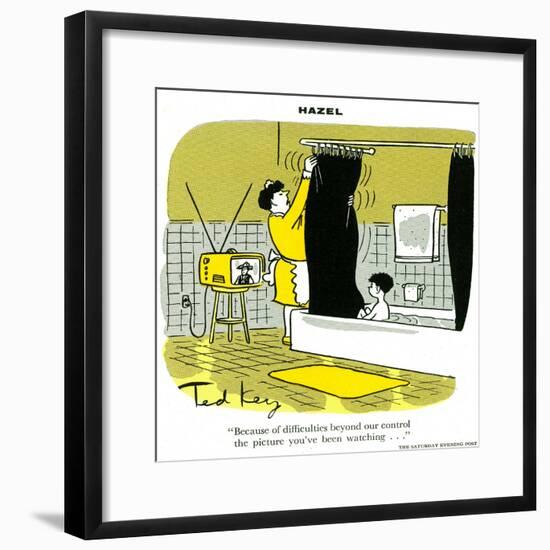 Hazel Cartoon-Ted Key-Framed Giclee Print