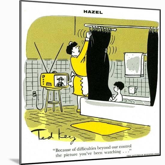 Hazel Cartoon-Ted Key-Mounted Giclee Print