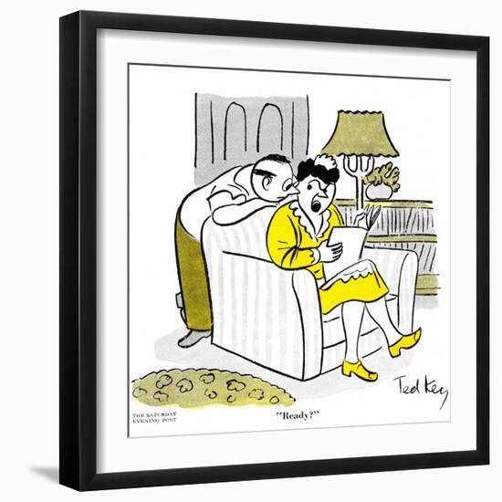 Hazel Cartoon-Ted Key-Framed Giclee Print