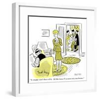 Hazel Cartoon-Ted Key-Framed Giclee Print