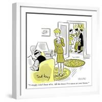 Hazel Cartoon-Ted Key-Framed Giclee Print