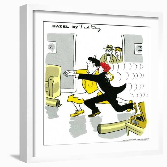 Hazel Cartoon-Ted Key-Framed Giclee Print