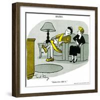 Hazel Cartoon-Ted Key-Framed Giclee Print