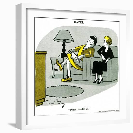 Hazel Cartoon-Ted Key-Framed Giclee Print