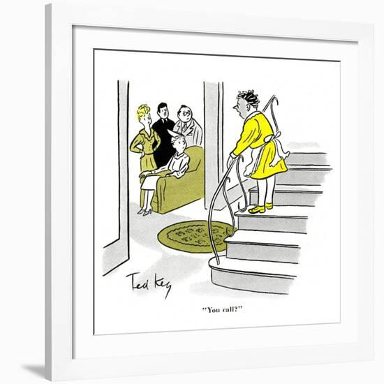 Hazel Cartoon-Ted Key-Framed Giclee Print