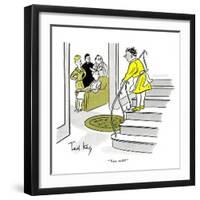 Hazel Cartoon-Ted Key-Framed Giclee Print