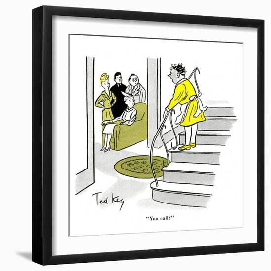 Hazel Cartoon-Ted Key-Framed Giclee Print