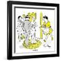 Hazel Cartoon-Ted Key-Framed Giclee Print