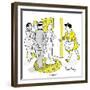 Hazel Cartoon-Ted Key-Framed Giclee Print