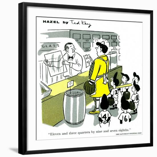 Hazel Cartoon-Ted Key-Framed Giclee Print