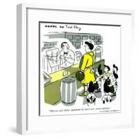 Hazel Cartoon-Ted Key-Framed Giclee Print