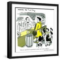 Hazel Cartoon-Ted Key-Framed Giclee Print