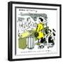 Hazel Cartoon-Ted Key-Framed Giclee Print