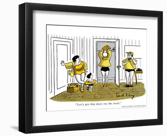 Hazel Cartoon-Ted Key-Framed Giclee Print