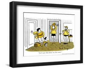 Hazel Cartoon-Ted Key-Framed Giclee Print