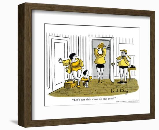 Hazel Cartoon-Ted Key-Framed Giclee Print