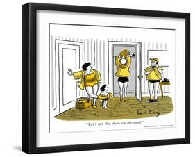 Hazel Cartoon-Ted Key-Framed Giclee Print